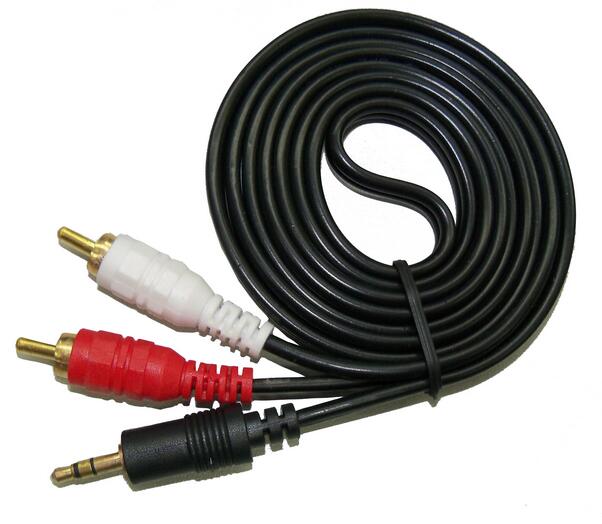 连接音响和电脑主机的线