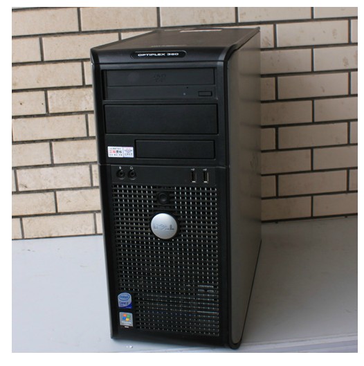 老式戴尔台式电脑主机怎么打开