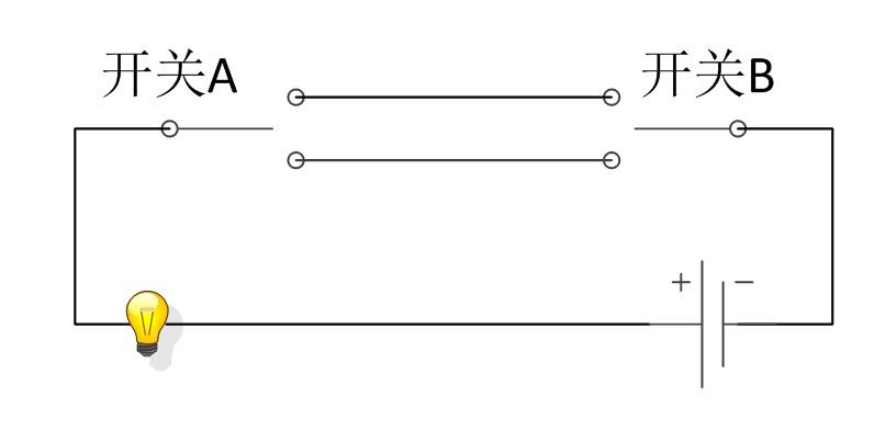 主机接两枚指示灯