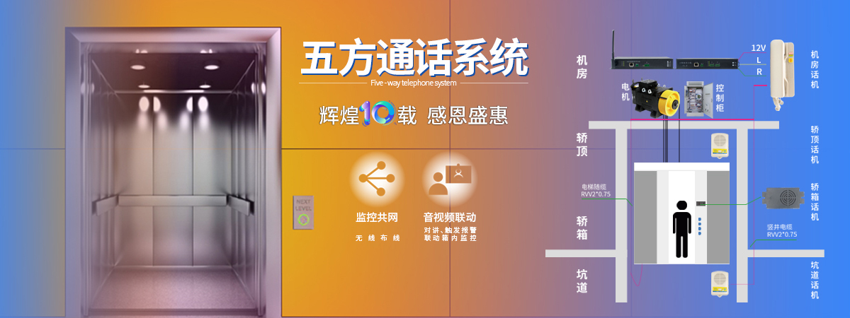 五方通话主机供电